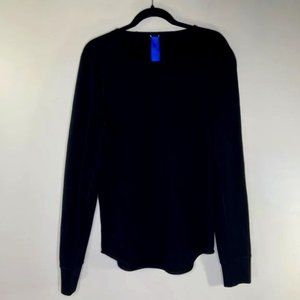 KIT and Ace | Black long sleeve scoop neck top Size S